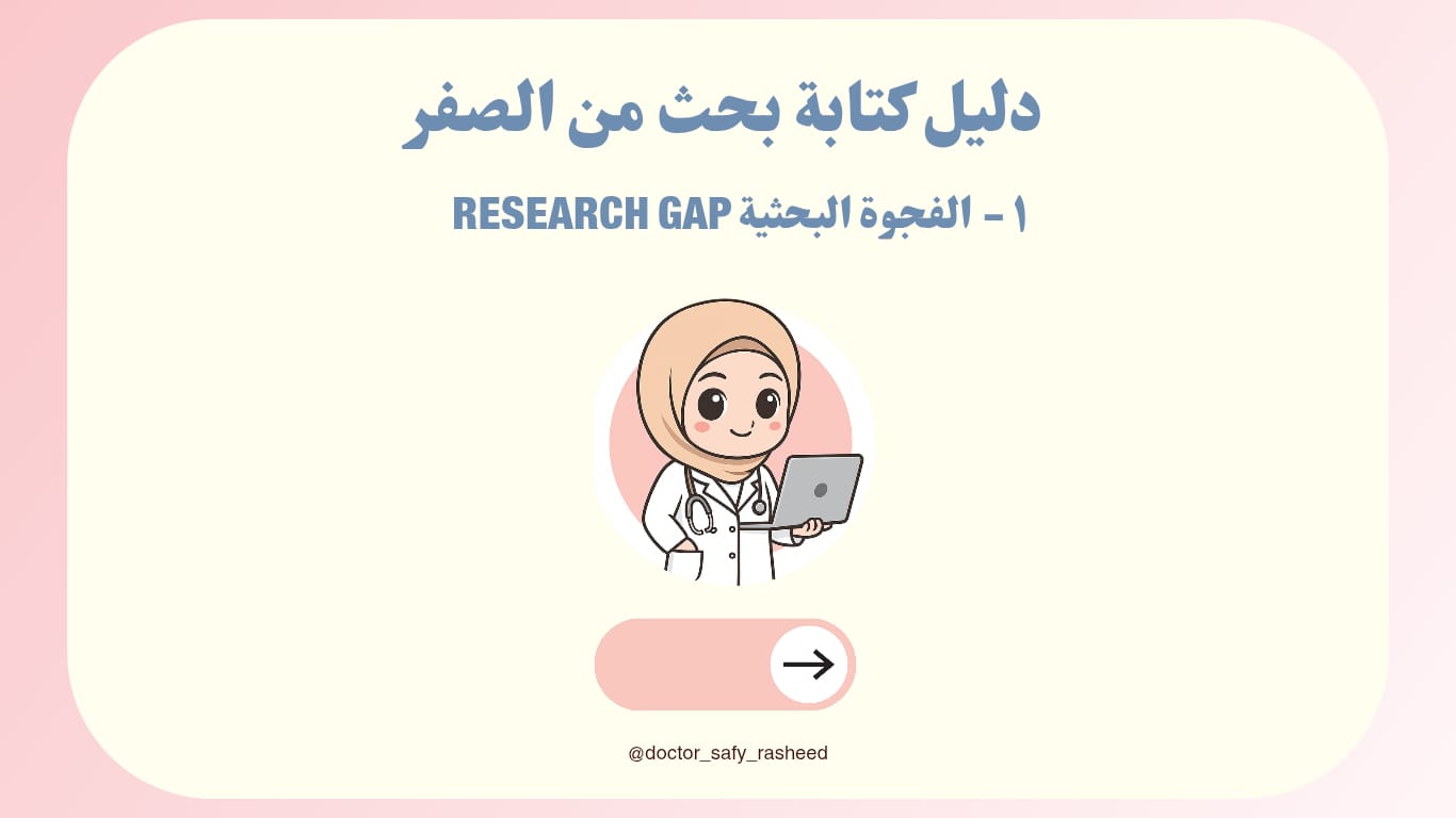 صورة توضيحية لمقال الفجوة البحثية Research Gap