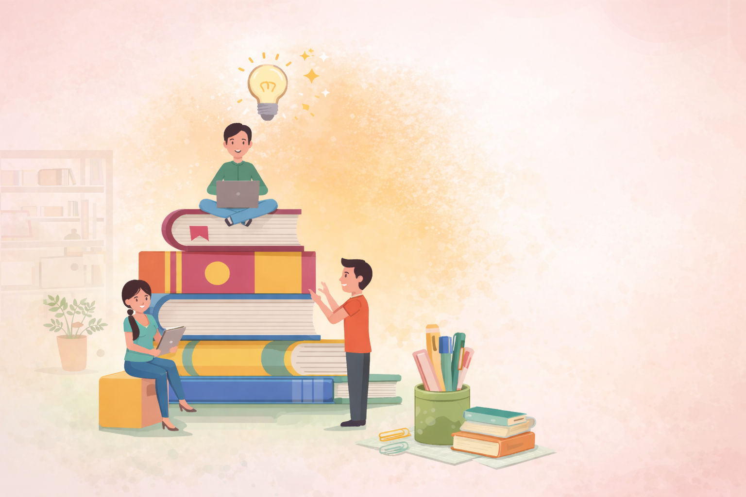 صورة توضيحية لبيئة تعليمية حديثة وخدمات أكاديمية متميزة